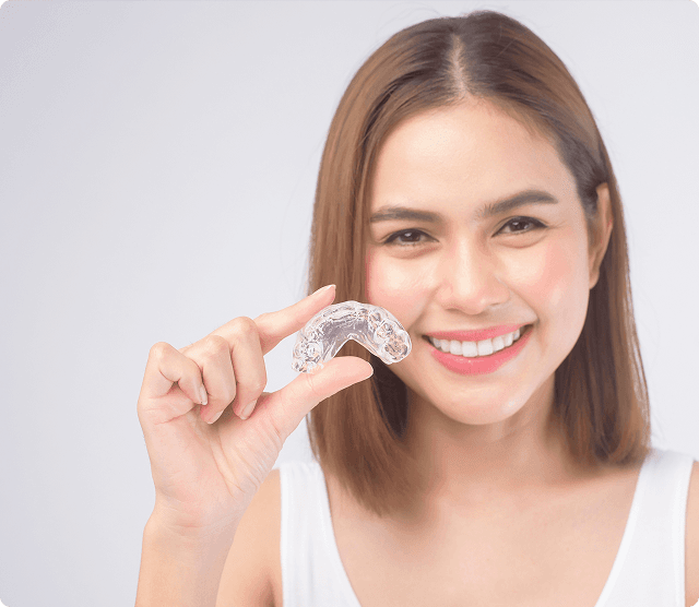 Dental examination showing preventive care with dental mirror