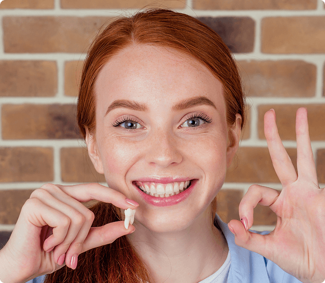 Dental examination showing preventive care with dental mirror